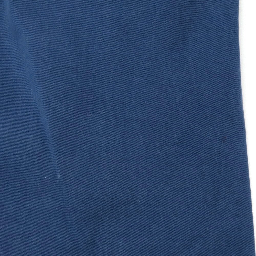 【中古】ピーティーゼロウーノ PT01 OPTICAL ストレッチ コットン カジュアルスラックスパンツ ライトネイビー【 44 】【 状態ランクC 】【 メンズ 】