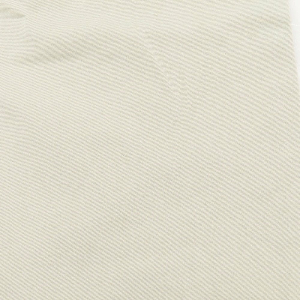 【中古】ピーティーゼロウーノ PT01 Megeve ストレッチ コットン カジュアルスラックスパンツ ライトベージュ【 44 】【 状態ランクC 】【 メンズ 】