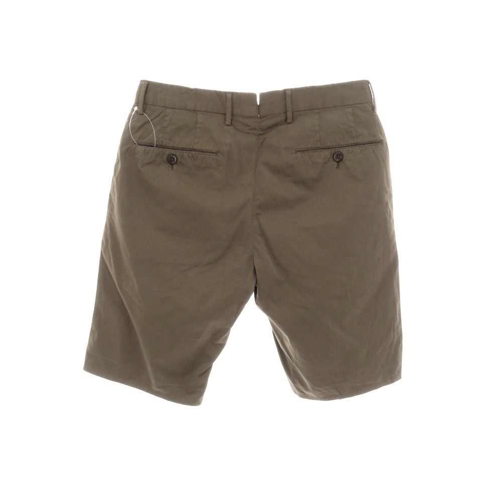 【中古】ピーティートリノ PT TORINO SILKOCHINO ストレッチ コットンシルク ショートパンツ カーキ【 46 】【 状態ランクB 】【 メンズ 】