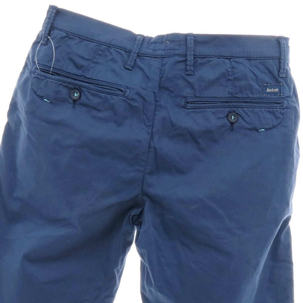 【中古】バルバティ Barbati ストレッチ コットン ショートパンツ ネイビー【 46 】【 状態ランクC 】【 メンズ 】