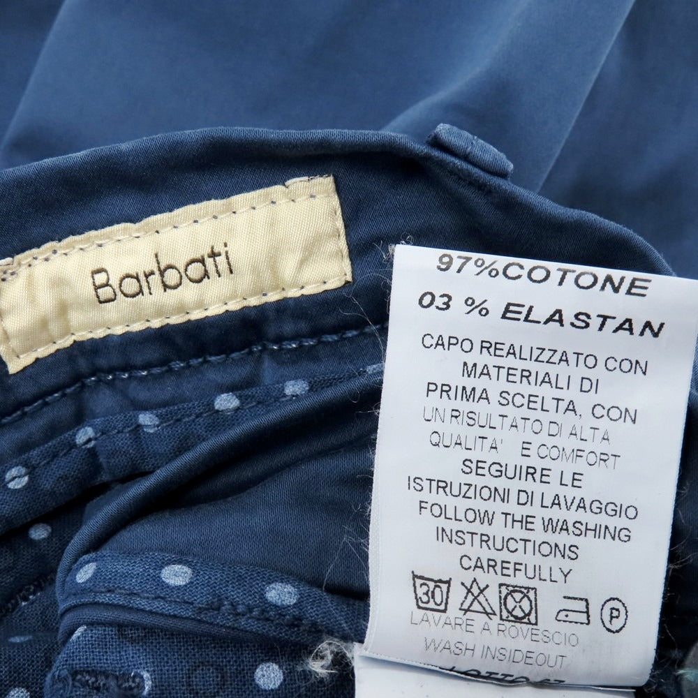 【中古】バルバティ Barbati ストレッチ コットン ショートパンツ ネイビー【 46 】【 状態ランクC 】【 メンズ 】