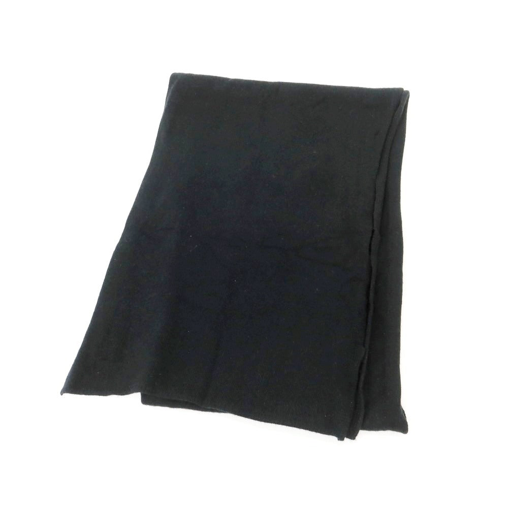 【中古】クルチアーニ CRUCIANI カシミヤ マフラー ブラック【 状態ランクB 】【 メンズ 】