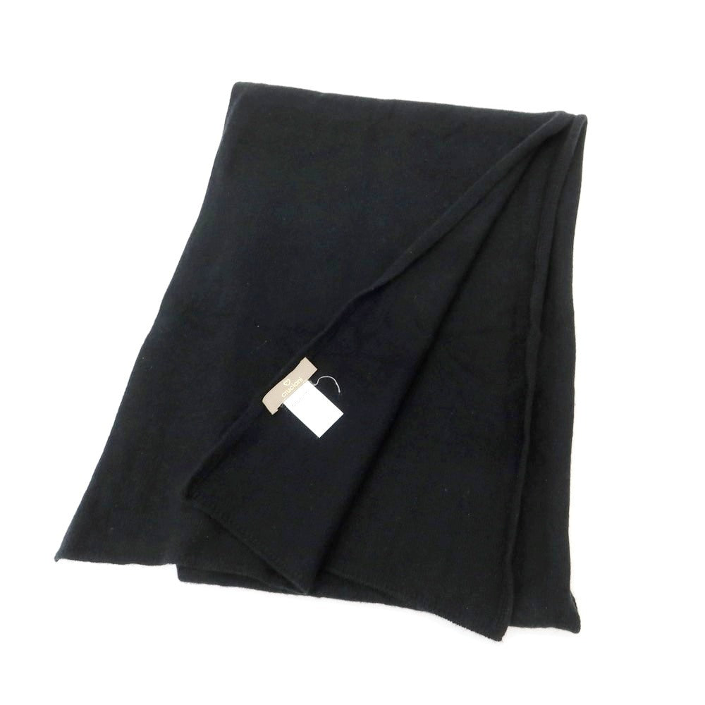 【中古】クルチアーニ CRUCIANI カシミヤ マフラー ブラック【 状態ランクB 】【 メンズ 】