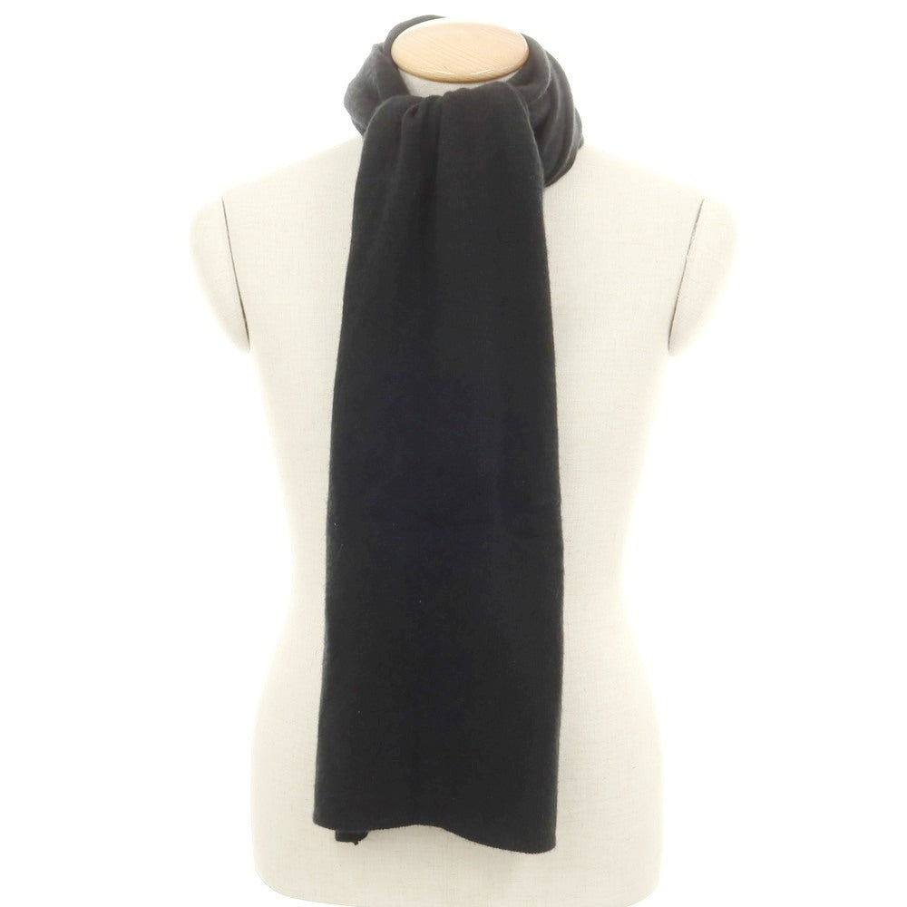 【中古】クルチアーニ CRUCIANI カシミヤ マフラー ブラック【 状態ランクB 】【 メンズ 】