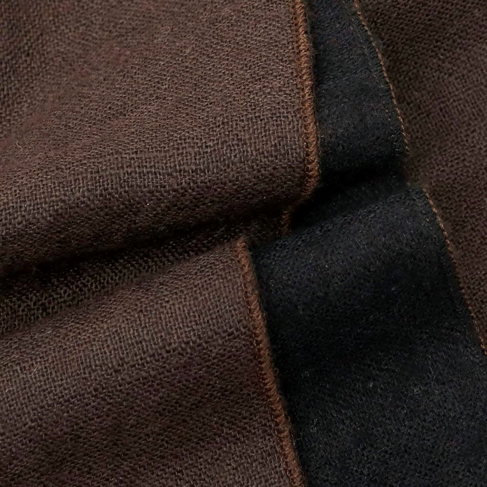 【中古】コロンボ COLOMBO ウールシルク系 ストール ブラウン【 状態ランクB 】【 メンズ 】