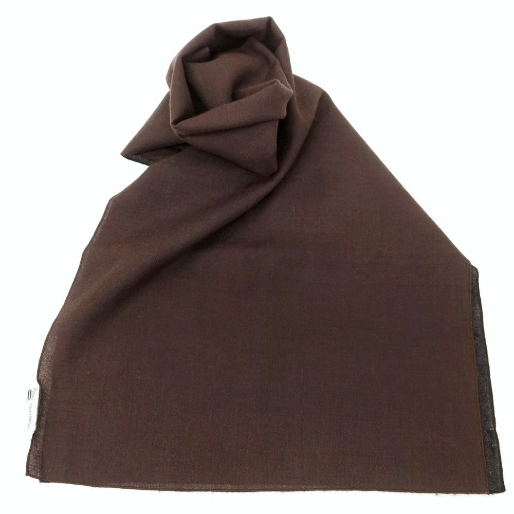 【中古】コロンボ COLOMBO ウールシルク系 ストール ブラウン【 状態ランクB 】【 メンズ 】