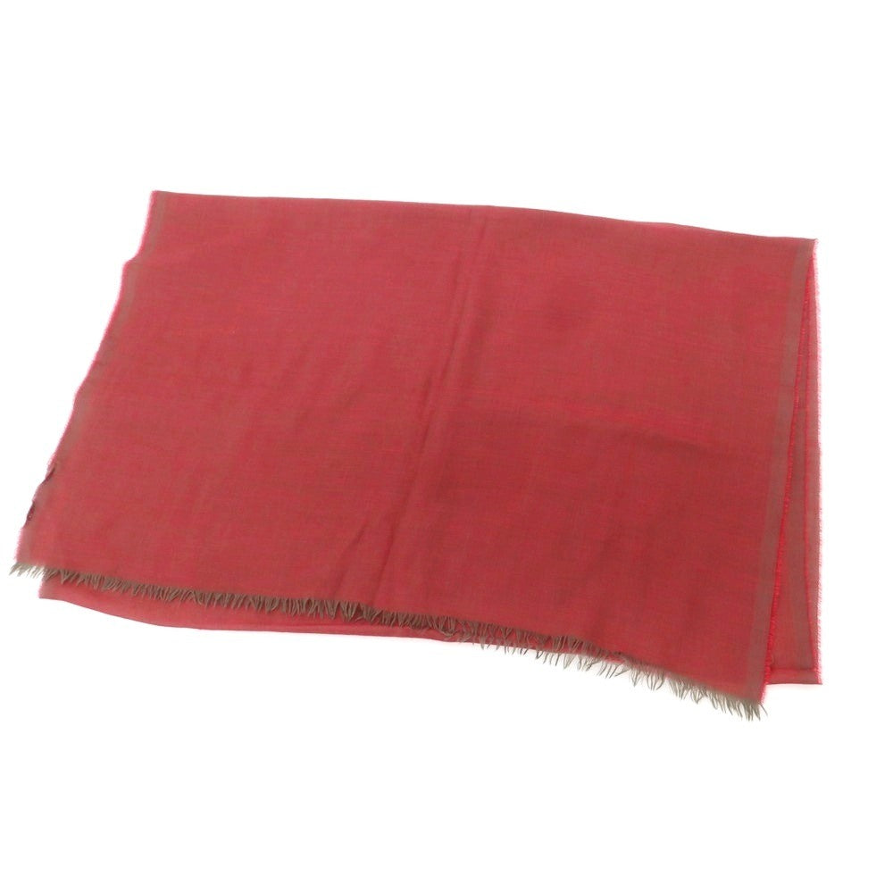 【中古】ベグアンドコー BEGG&CO カシミヤ 大判 ストール レッド【 状態ランクA 】【 メンズ 】