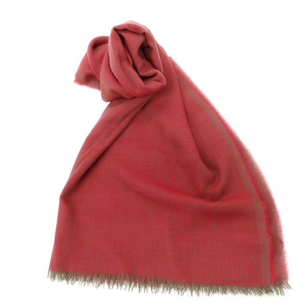 【中古】ベグアンドコー BEGG&CO カシミヤ 大判 ストール レッド【 状態ランクA 】【 メンズ 】