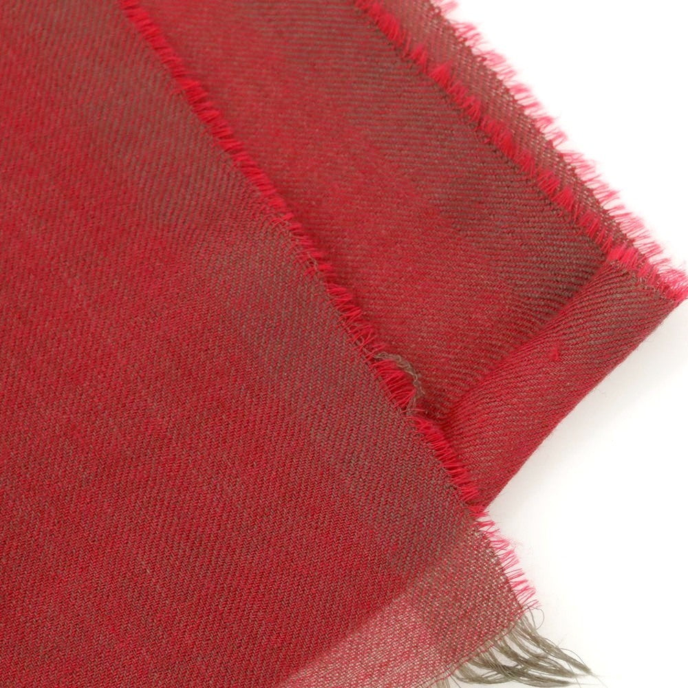 【中古】ベグアンドコー BEGG&CO カシミヤ 大判 ストール レッド【 状態ランクA 】【 メンズ 】