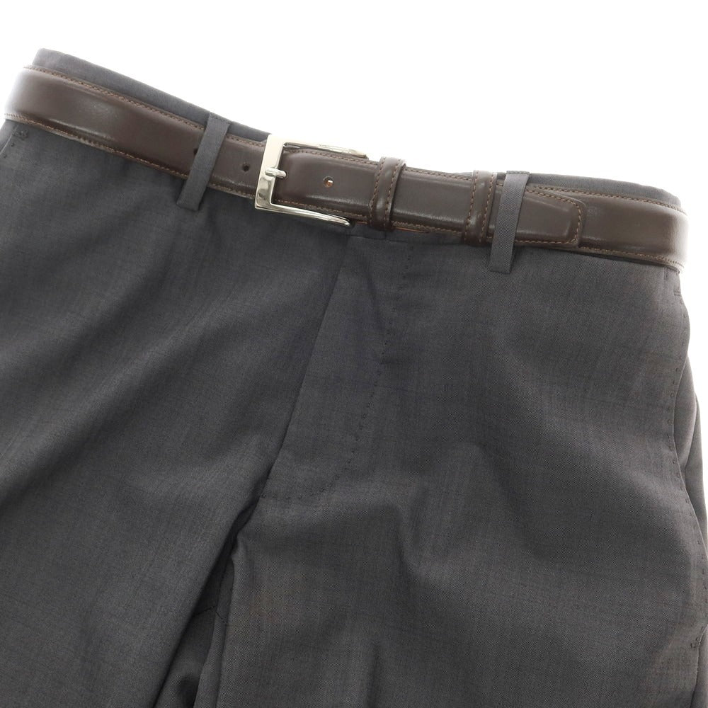 【中古】アンドレア ダミコ Andrea DAMICO レザー ベルト ダークブラウン【 80/95 】【 状態ランクC 】【 メンズ 】