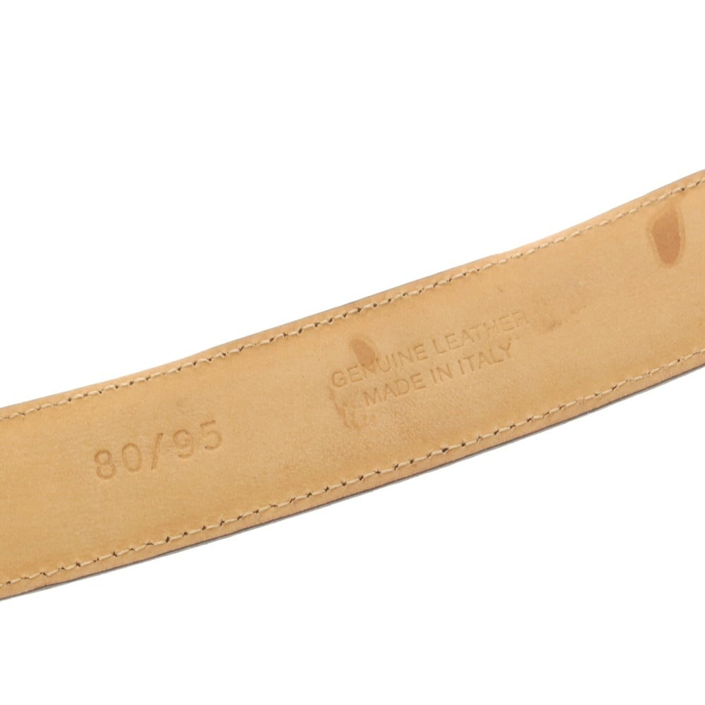 【中古】アンドレア ダミコ Andrea DAMICO レザー ベルト ダークブラウン【 80/95 】【 状態ランクC 】【 メンズ 】