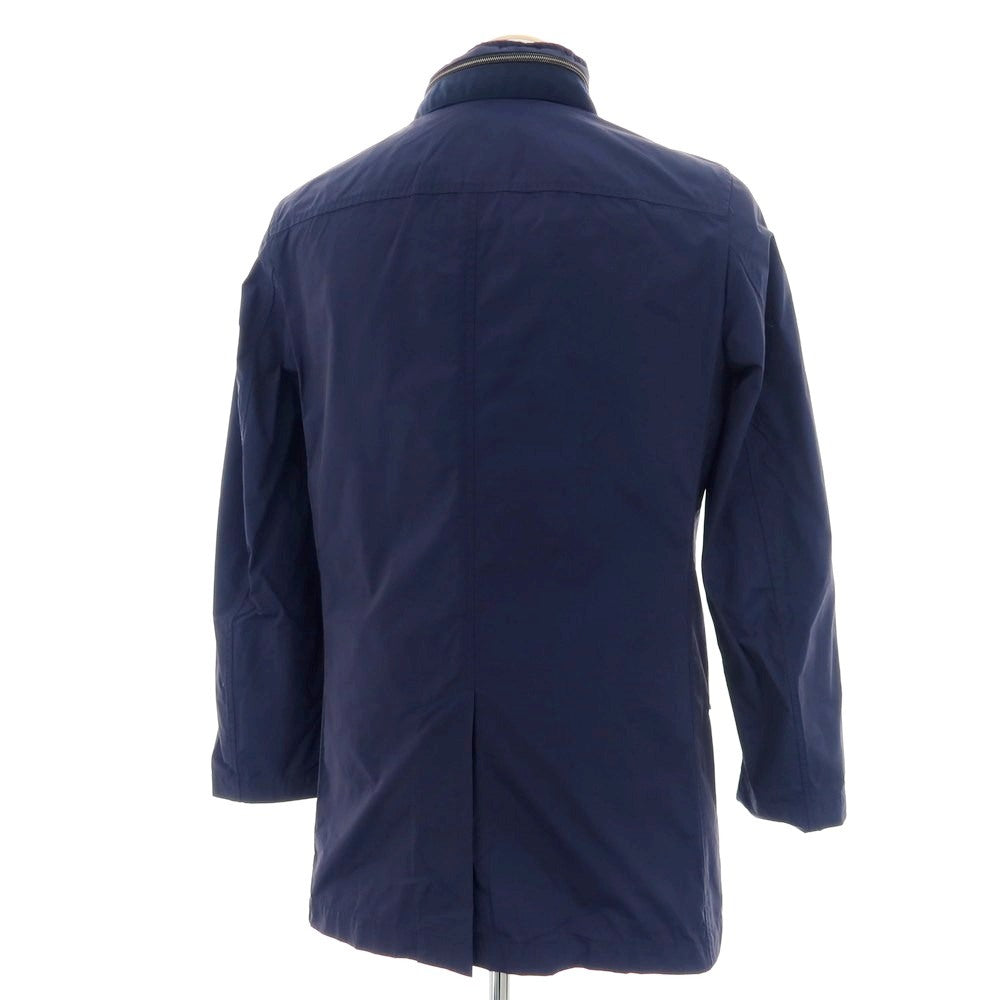 【中古】フェイ FAY ナイロン スタンドカラー シェルジャケット ライトネイビー【 XS 】【 状態ランクC 】【 メンズ 】