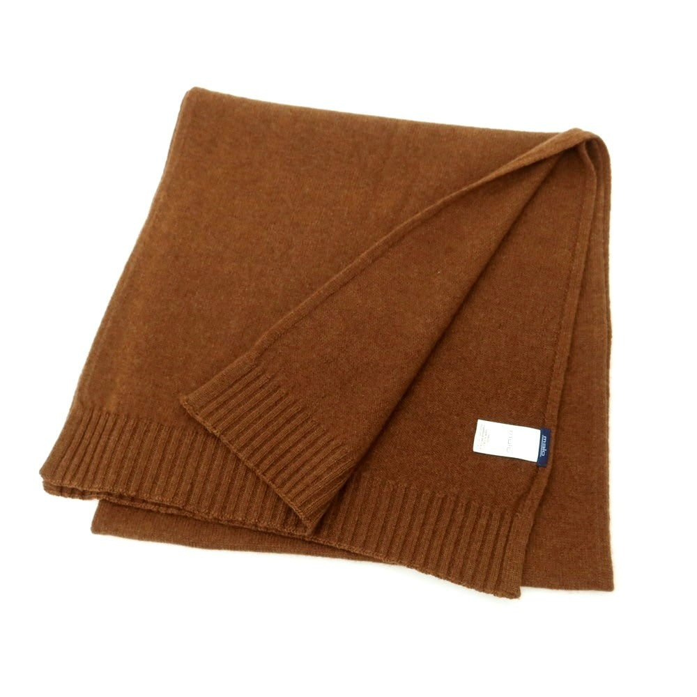 【中古】マーロ Malo カシミヤ マフラー ブラウン【 状態ランクB 】【 メンズ 】
