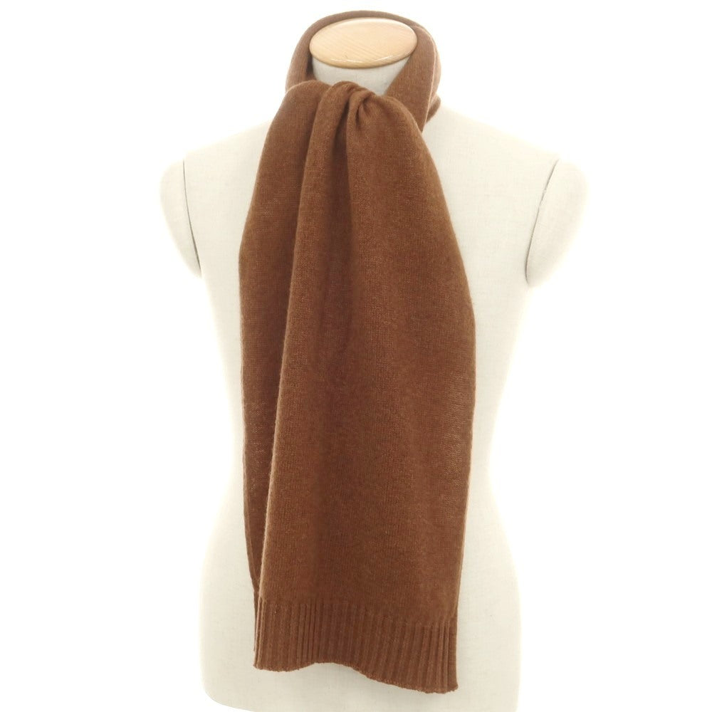 【中古】マーロ Malo カシミヤ マフラー ブラウン【 状態ランクB 】【 メンズ 】
