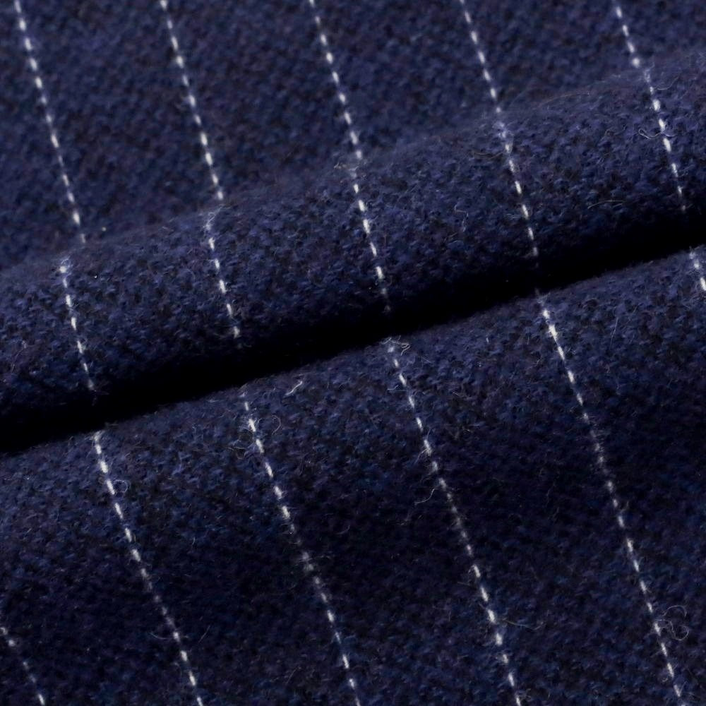 【中古】チェーザレ ガッティ Cesare Gatti カシミヤ ピンストライプ マフラー ネイビーxホワイト【 状態ランクA 】【 メンズ 】