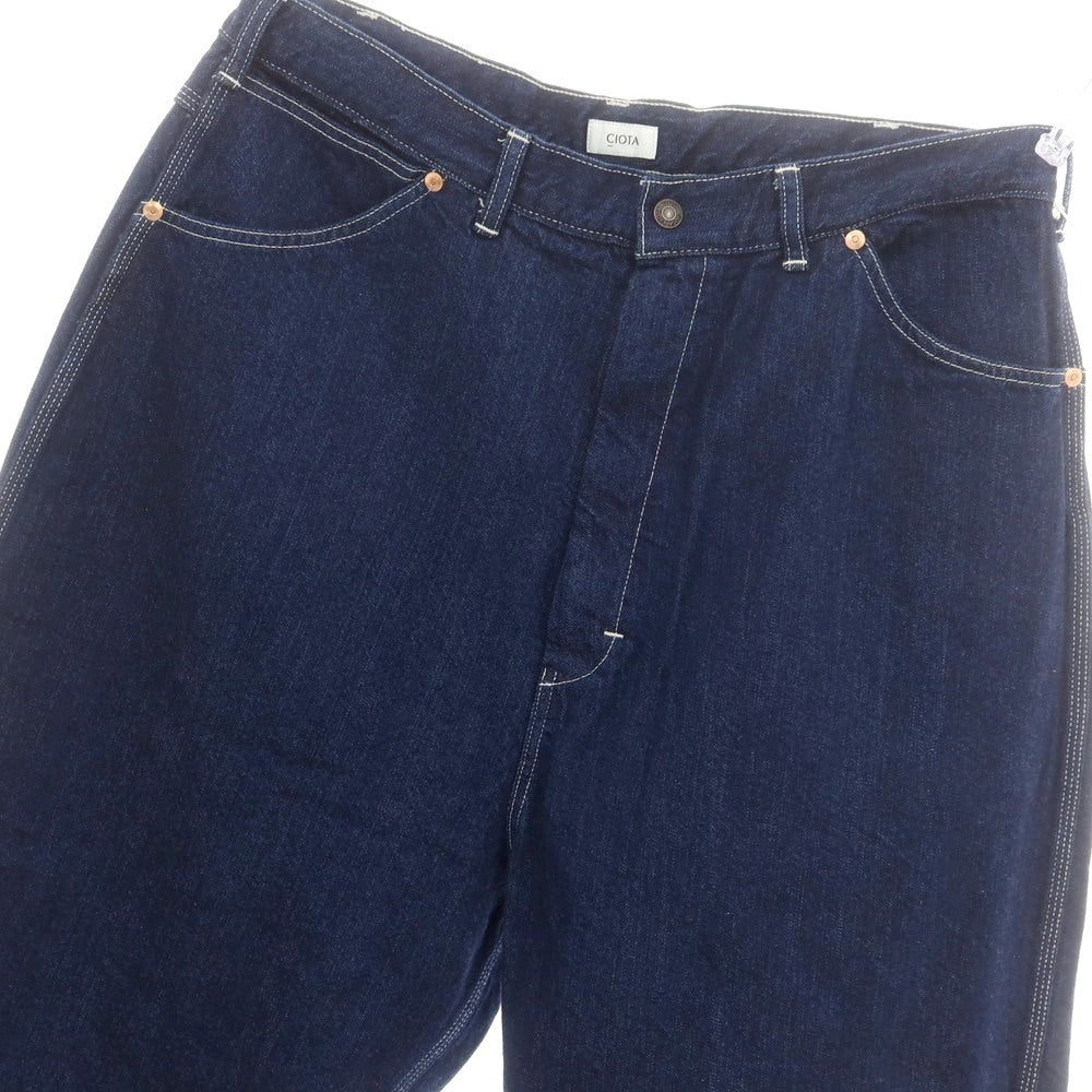 【中古】シオタ CIOTA コットン系 ジーンズ デニムパンツ ネイビー【 表記なし(XL位) 】【 状態ランクB 】【 メンズ 】