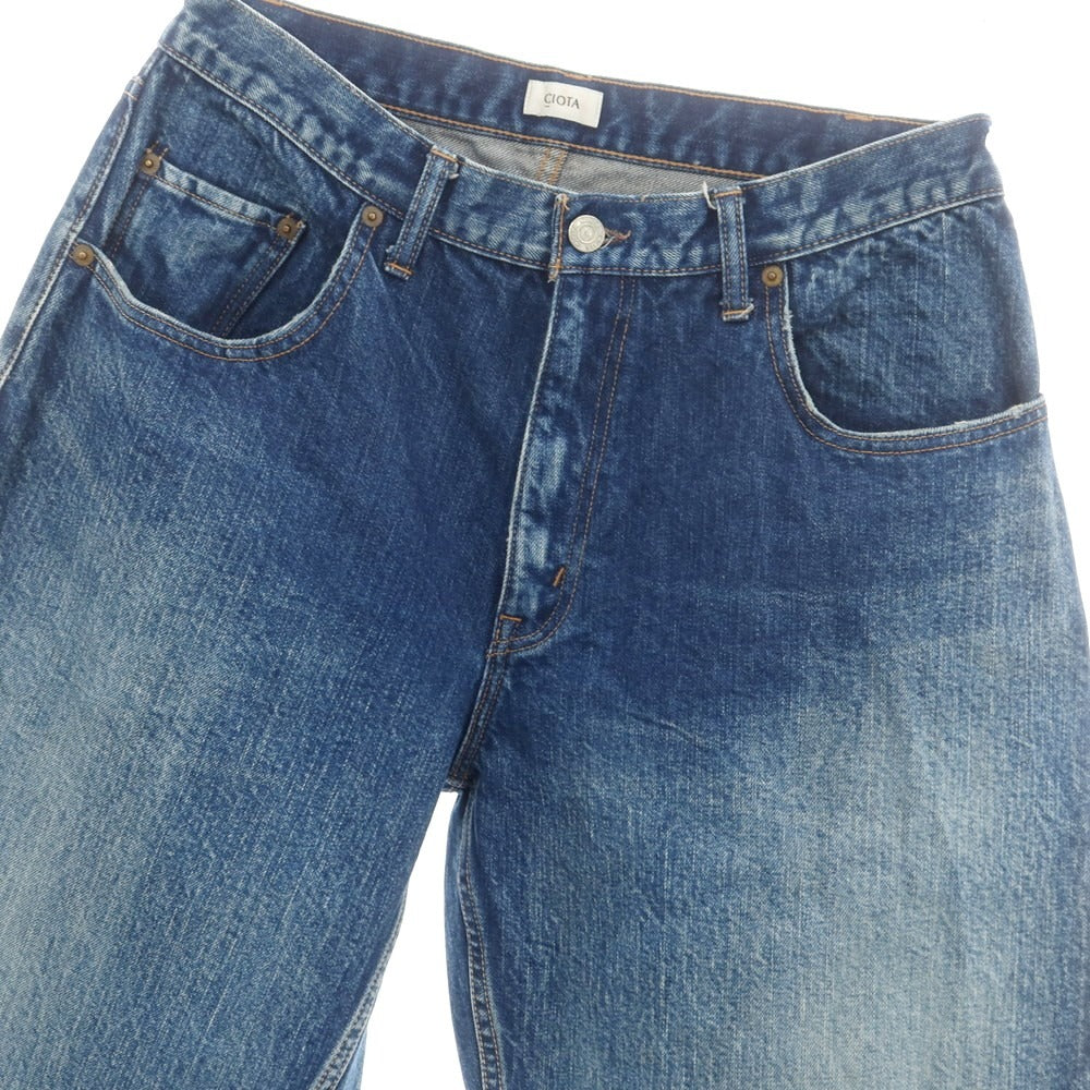 【中古】シオタ CIOTA コットン ジーンズ デニムパンツ ブルー【 32 】【 状態ランクB 】【 メンズ 】