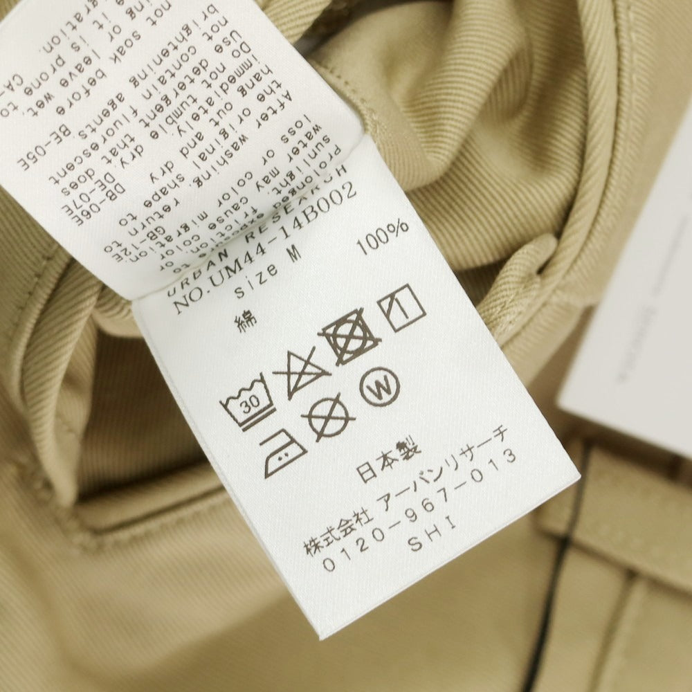 【中古】【未使用】シオタ CIOTA × URBAN RESEARCH ニドムチノトラウザー チノパンツ ベージュ【 M 】【 状態ランクS 】【 メンズ 】
