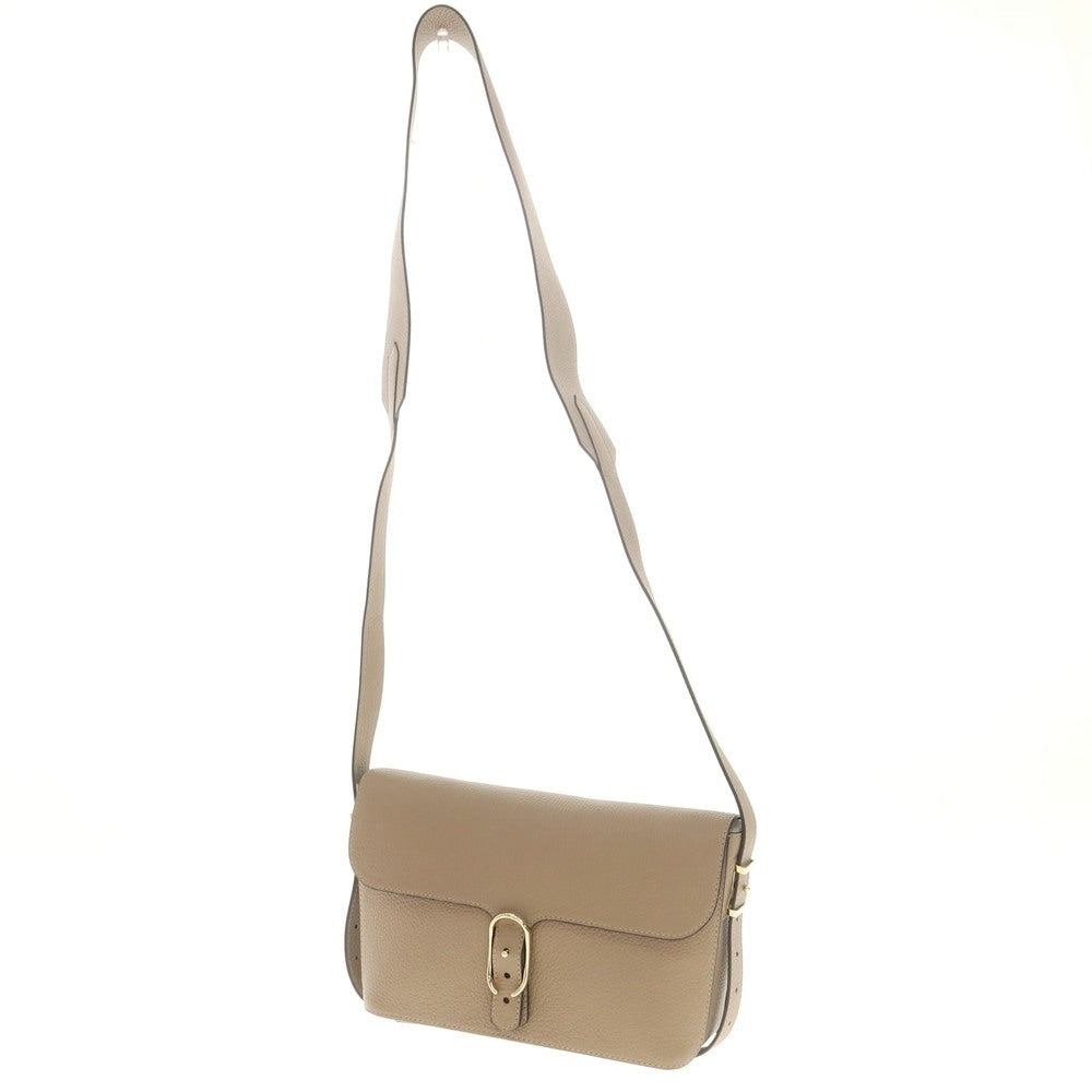 【中古】シセイ Cisei 1243 LD SHOULDER レザー ショルダーバッグ ベージュ【 状態ランクA 】【 メンズ 】