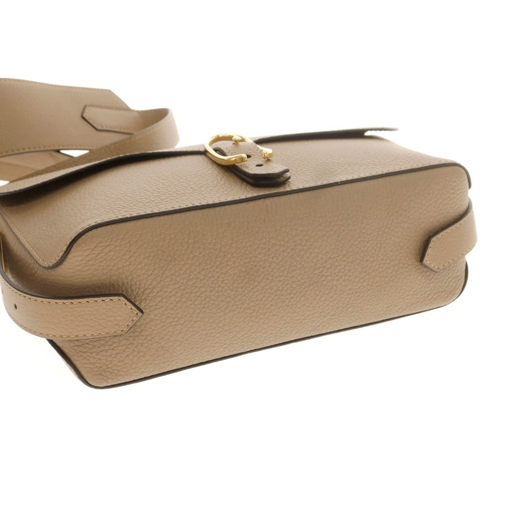 【中古】シセイ Cisei 1243 LD SHOULDER レザー ショルダーバッグ ベージュ【 状態ランクA 】【 メンズ 】