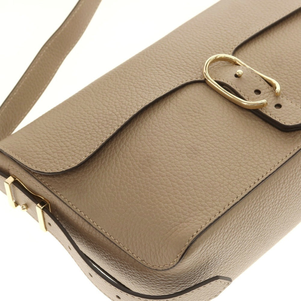 【中古】シセイ Cisei 1243 LD SHOULDER レザー ショルダーバッグ ベージュ【 状態ランクA 】【 メンズ 】