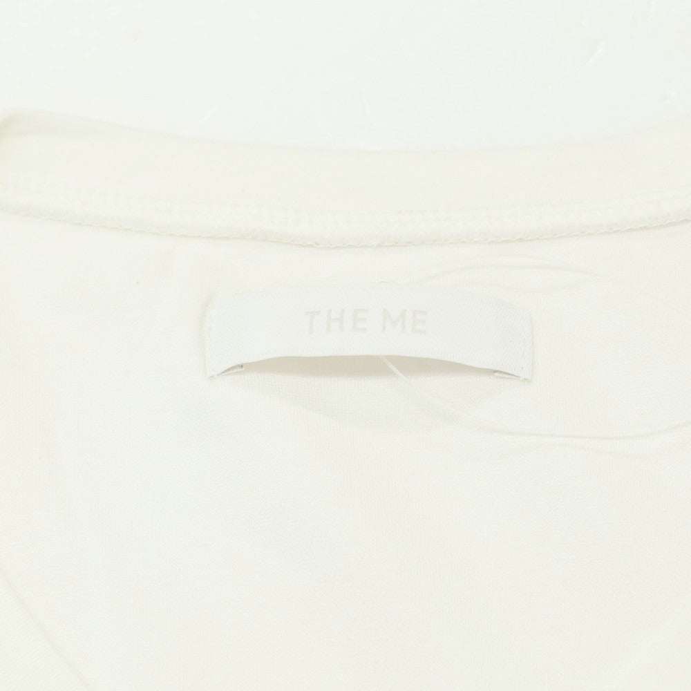 【中古】ザ ミー THE ME ストレッチ レーヨンナイロン Vネック 半袖Tシャツ ホワイト【 6 】【 状態ランクB 】【 メンズ 】