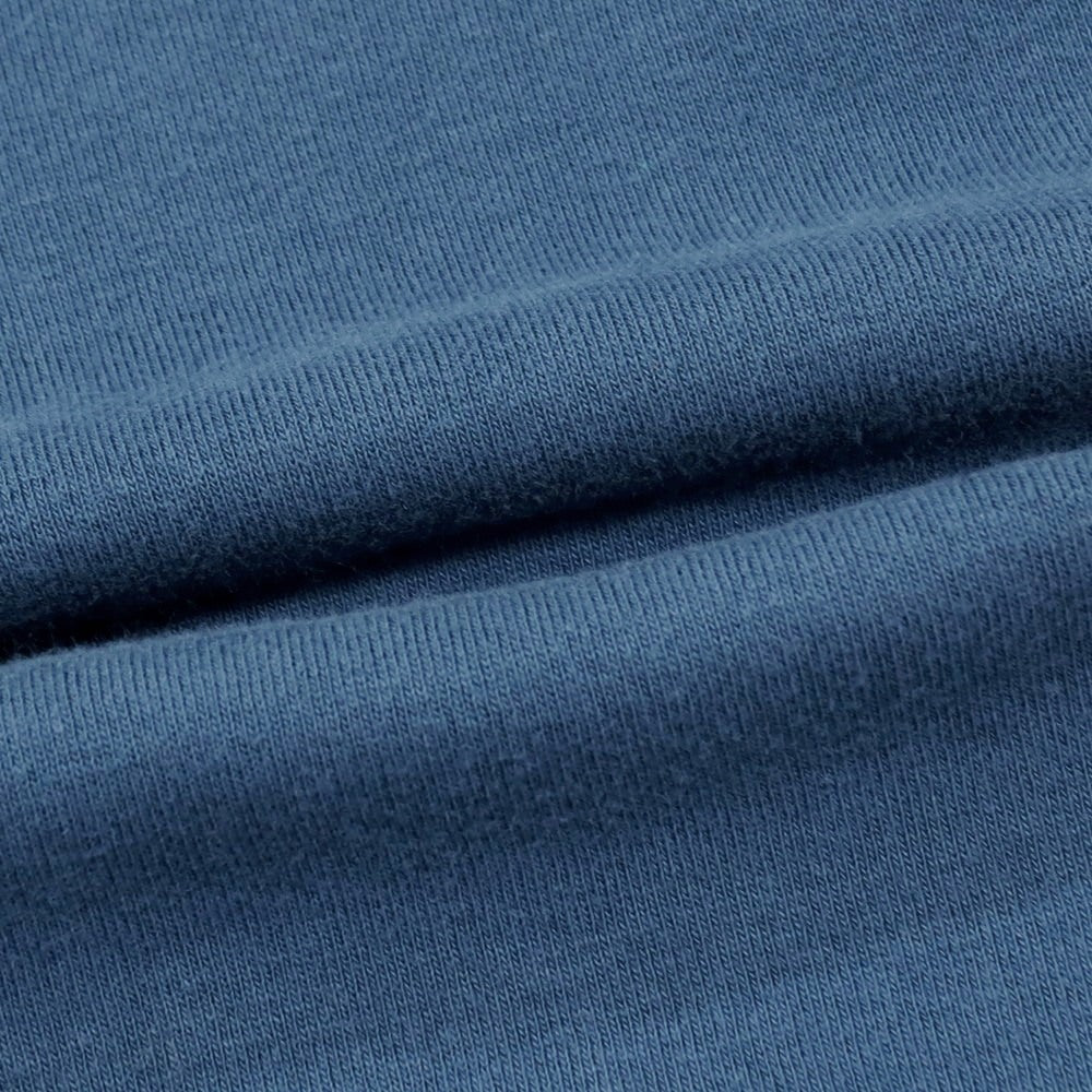 【中古】エルイー LE コットン クルーネック 半袖Tシャツ ダスティブルー【 F 】【 状態ランクB 】【 メンズ 】