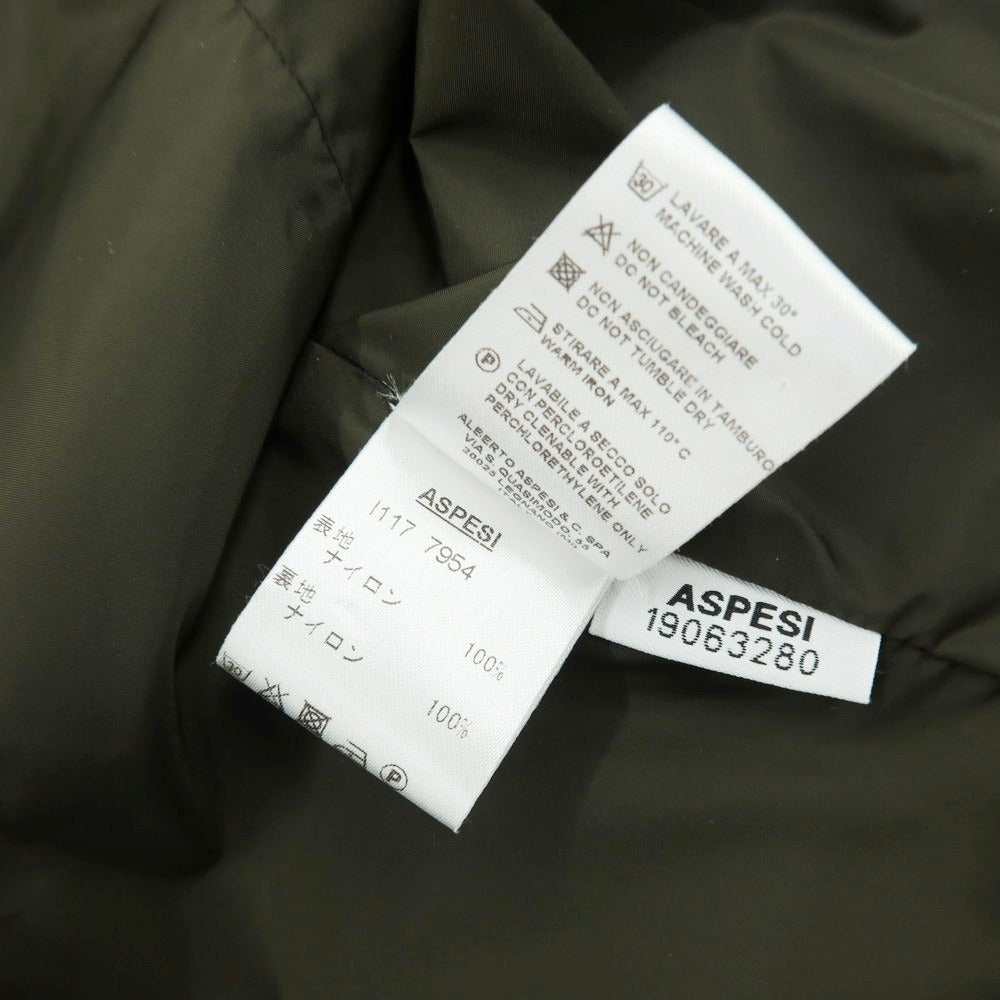 【中古】アスペジ ASPESI ナイロン M-65 ミリタリージャケット オリーブ【 S 】【 状態ランクB 】【 メンズ 】
