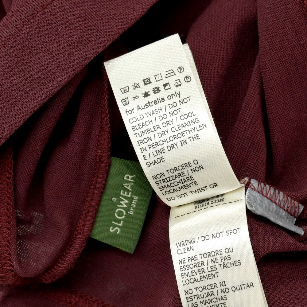 【中古】ザノーネ ZANONE アイスコットン 半袖ポロシャツ ワインレッド【 46 】【 状態ランクA 】【 メンズ 】