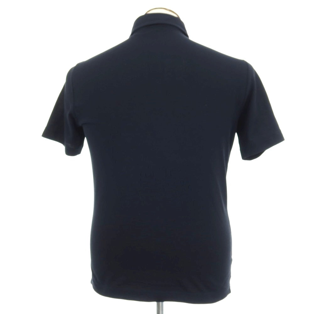 【中古】ザノーネ ZANONE アイスコットン 半袖ポロシャツ ダークネイビー【 表記なし(L位) 】【 状態ランクB 】【 メンズ 】