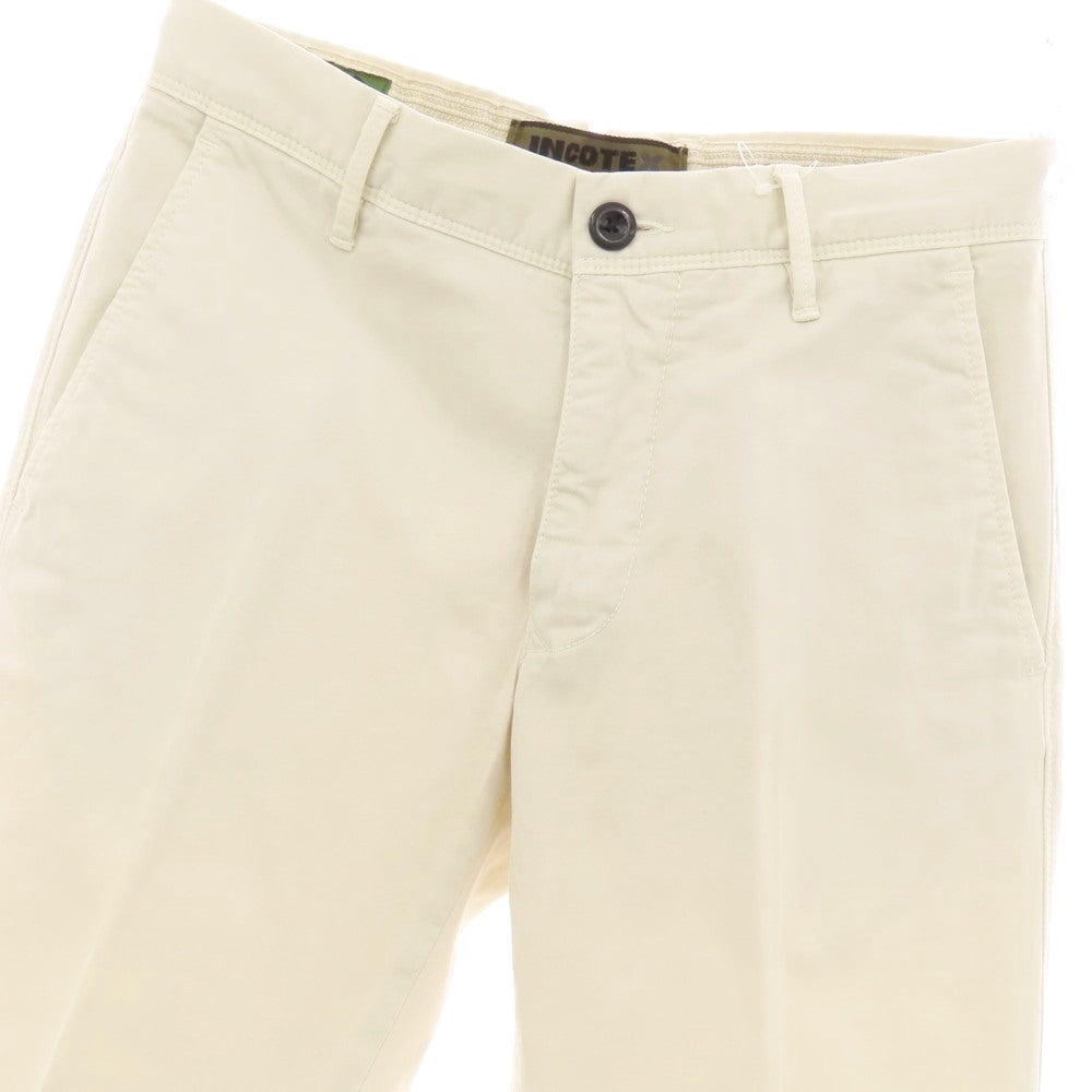 【中古】インコテックス スラックス INCOTEX SLACKS ストレッチ コットン カジュアルスラックスパンツ ライトベージュ【 28 】【 状態ランクB 】【 メンズ 】