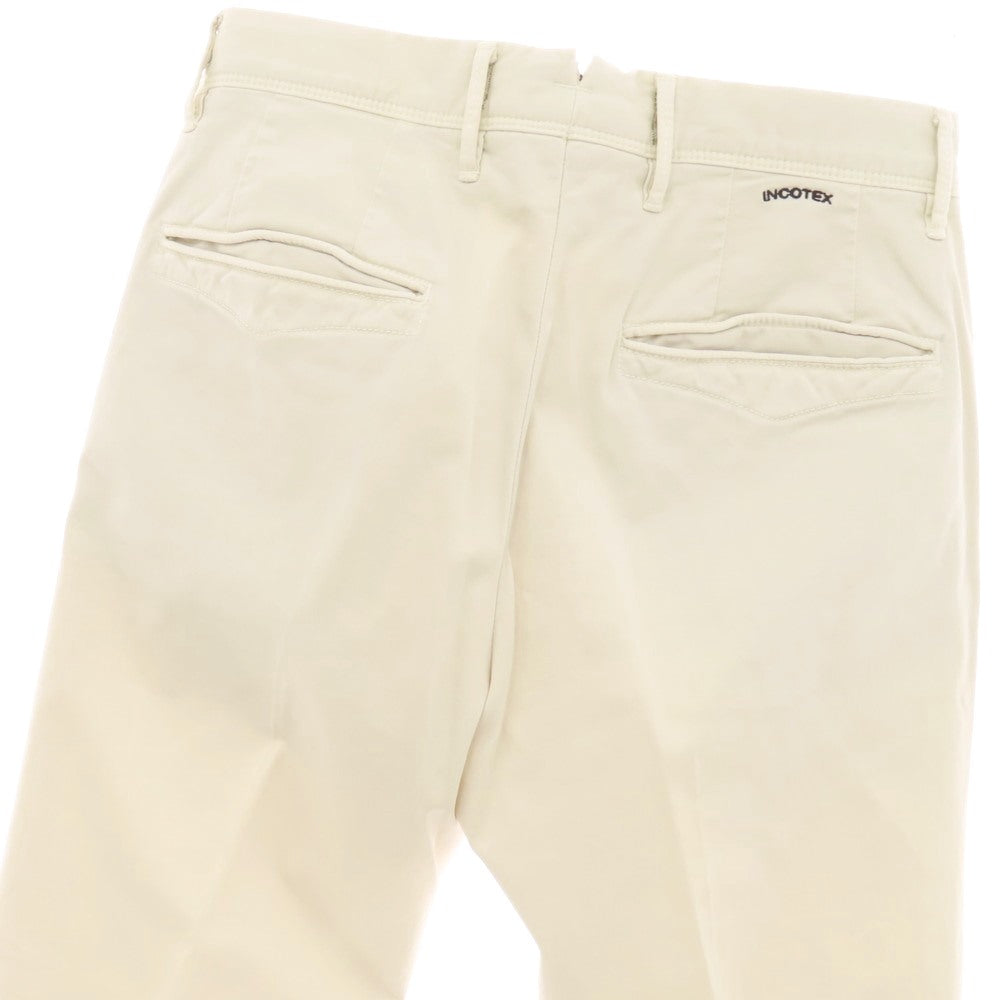 【中古】インコテックス スラックス INCOTEX SLACKS ストレッチ コットン カジュアルスラックスパンツ ライトベージュ【 28 】【 状態ランクB 】【 メンズ 】