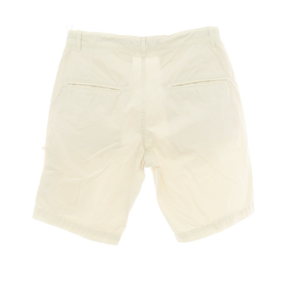 【中古】アスペジ ASPESI コットン イージーショートパンツ オフホワイト【 44 】【 状態ランクB 】【 メンズ 】