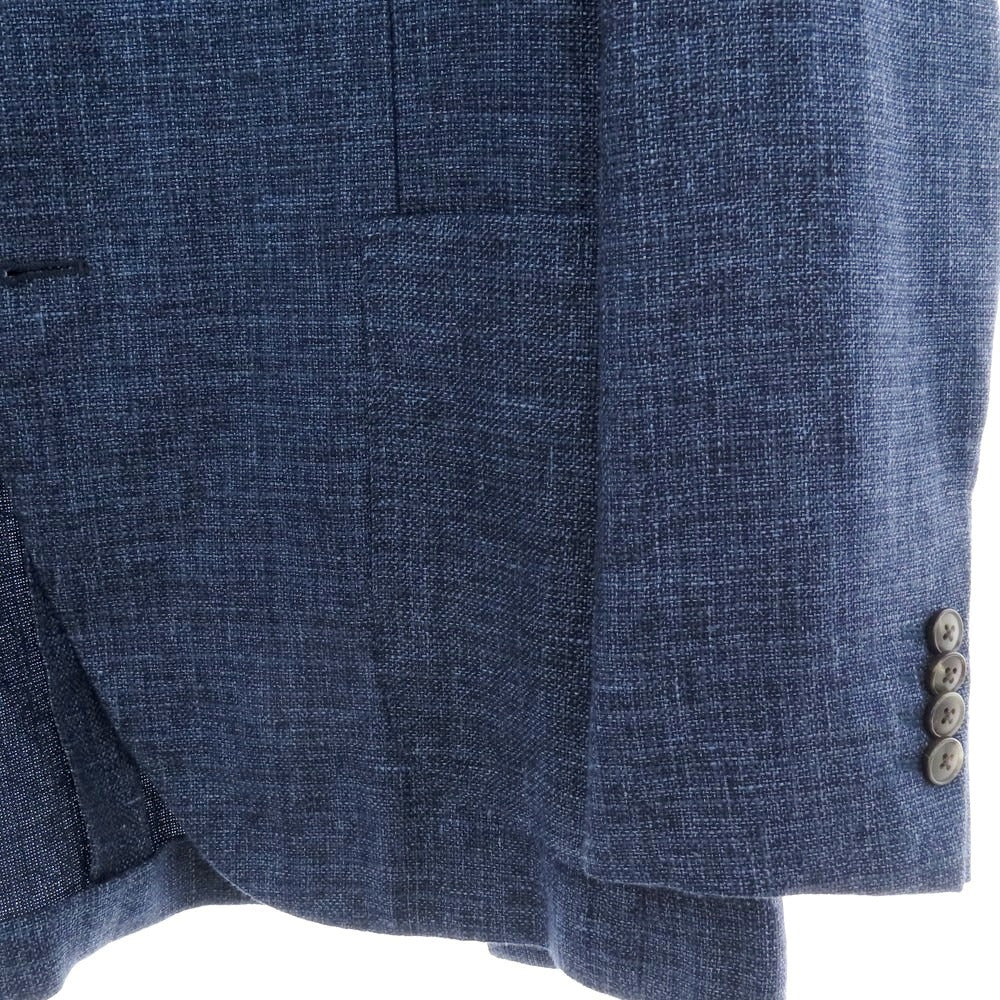 【中古】ボリオリ BOGLIOLI K.JACKET ウールリネン テーラードジャケット ネイビー【 46 】【 状態ランクB 】【 メンズ 】