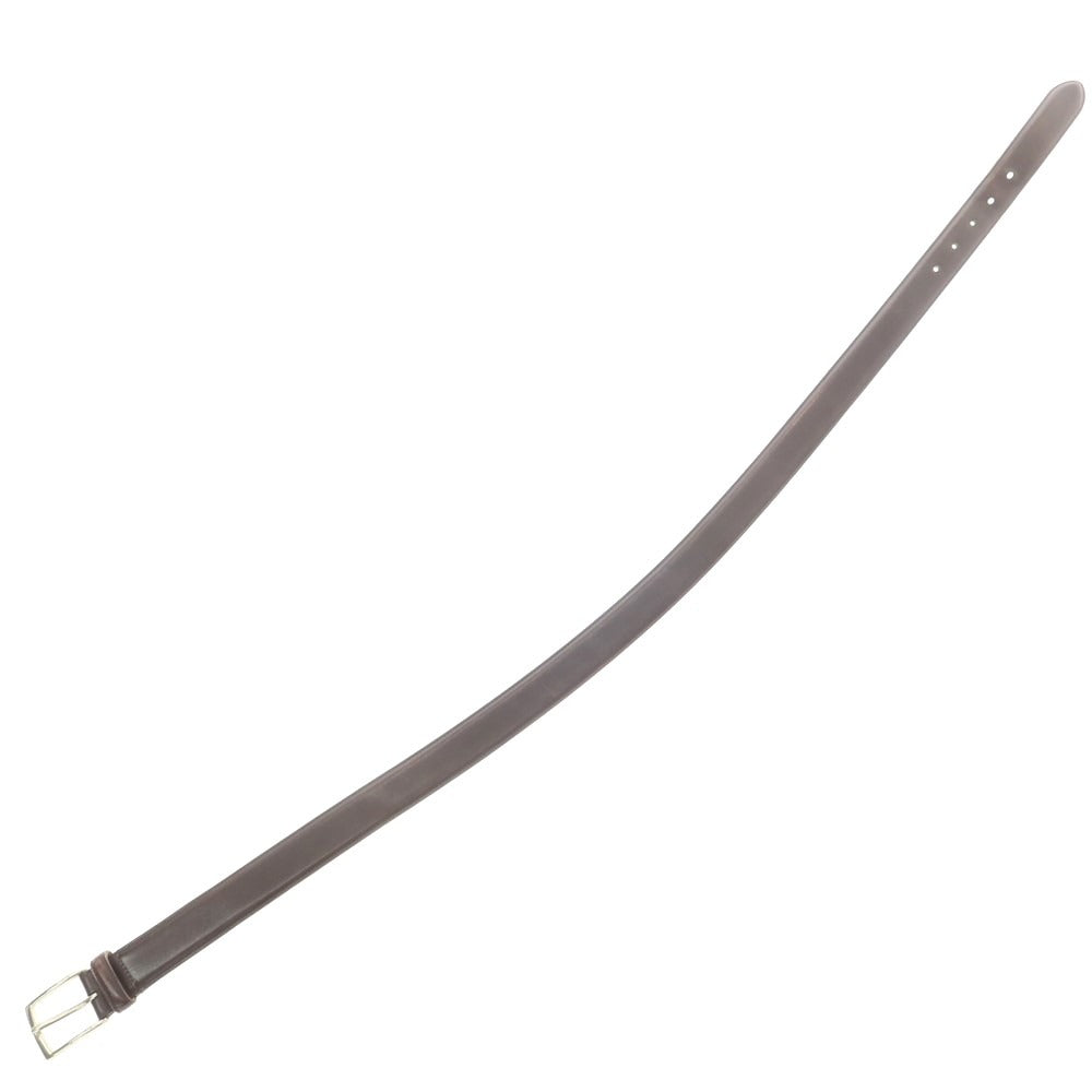 【中古】シップス SHIPS フレンチカーフ ベルト ダークブラウン【 85 】【 状態ランクC 】【 メンズ 】