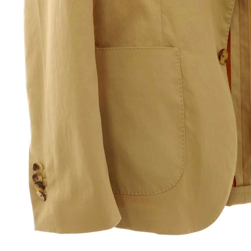 【中古】ラルディーニ LARDINI easy wear ポリエステル 3つボタンスーツ ベージュ【サイズ46】【 状態ランクB 】【 メンズ 】