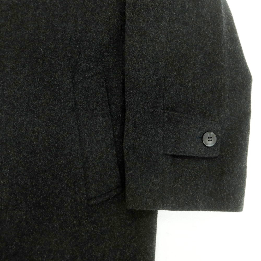 【中古】トロージャン TROJAN カシミヤ ステンカラーコート チャコール【 44 】【 状態ランクB 】【 メンズ 】