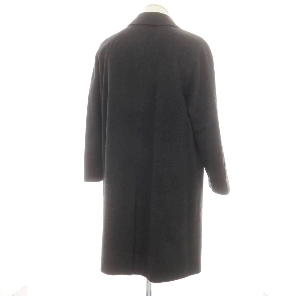 【中古】トロージャン TROJAN カシミヤ ステンカラーコート チャコール【 44 】【 状態ランクB 】【 メンズ 】