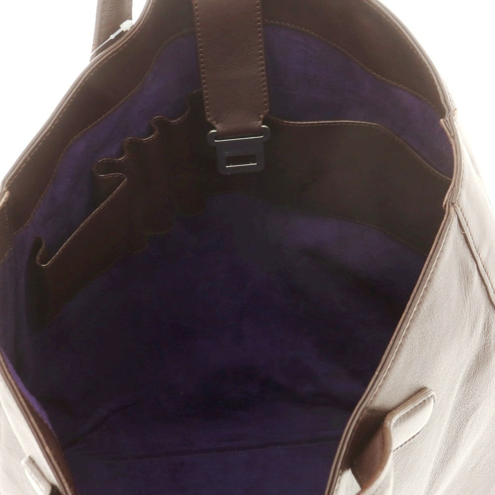 【中古】ビルアンバーグ Bill Amberg レザー トートバッグ ブラウン【 状態ランクC 】【 メンズ 】