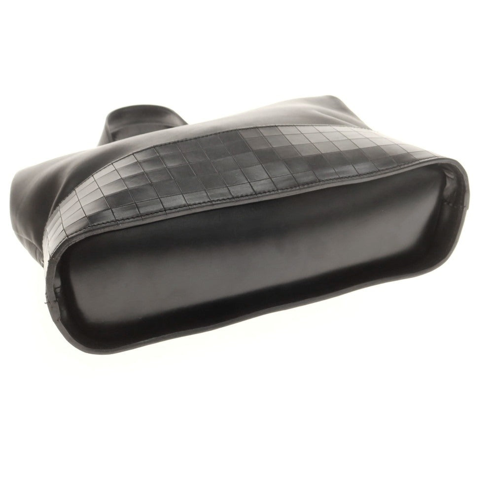 【中古】ビルアンバーグ Bill Amberg レザー トートバッグ ブラック【 状態ランクB 】【 メンズ 】