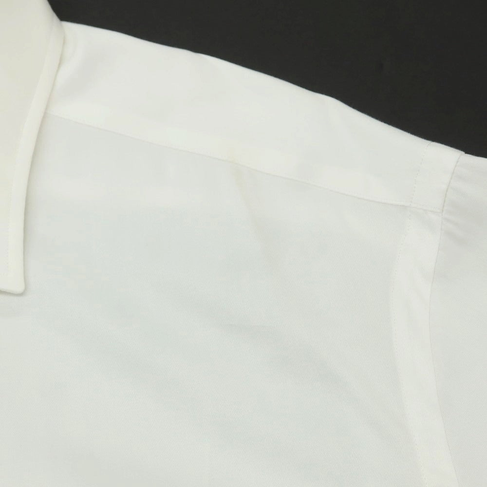 【中古】メイカーズシャツ カマクラ Makers Shirt 鎌倉 コットン セミワイドカラー ドレスシャツ ホワイト【 41/85 】【 状態ランクB 】【 メンズ 】