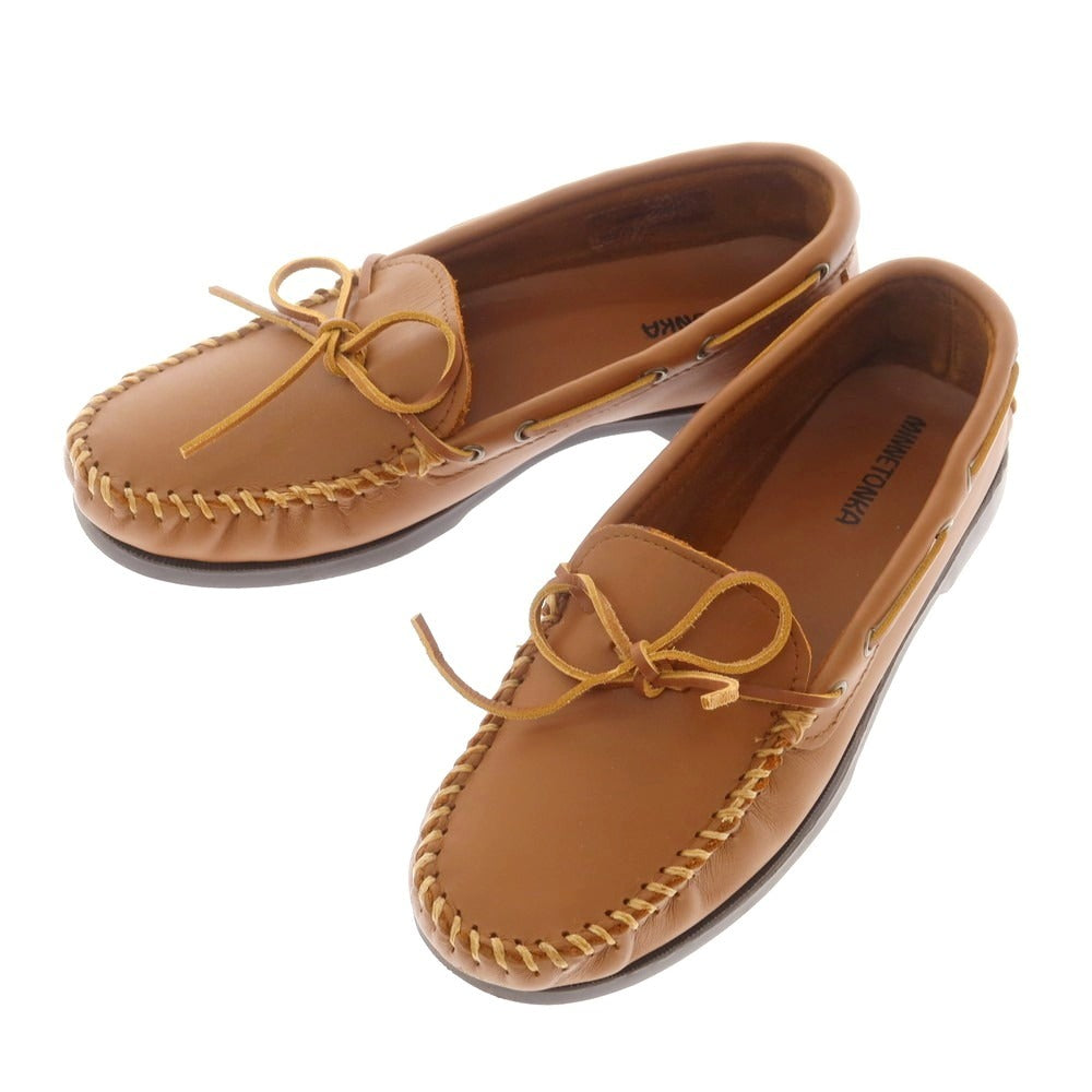 【中古】ミネトンカ Minnetonka モカシンシューズ ブラウン【 9 】【 状態ランクA 】【 メンズ 】