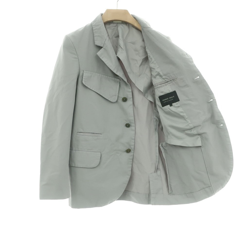 【中古】コムデギャルソン オムドゥ COMME des GARCONS HOMME DEUX 2025年春夏 ポリエステル カジュアルジャケット グレー【 S 】【 状態ランクA 】【 メンズ 】