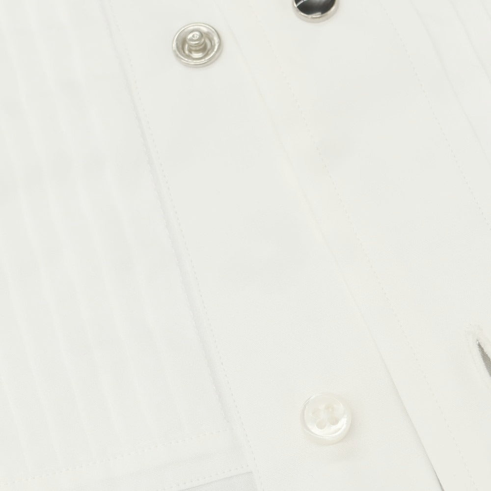 【中古】【未使用】ジュンヤワタナベ マン JUNYA WATANABE MAN 2025年春夏 コットン ブザム ウィングカラー カジュアルシャツ ホワイト【 M 】【 状態ランクS 】【 メンズ 】