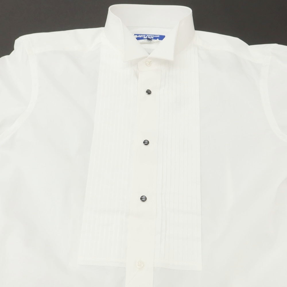 【中古】【未使用】ジュンヤワタナベ マン JUNYA WATANABE MAN 2025年春夏 コットン ブザム ウィングカラー カジュアルシャツ ホワイト【 M 】【 状態ランクS 】【 メンズ 】