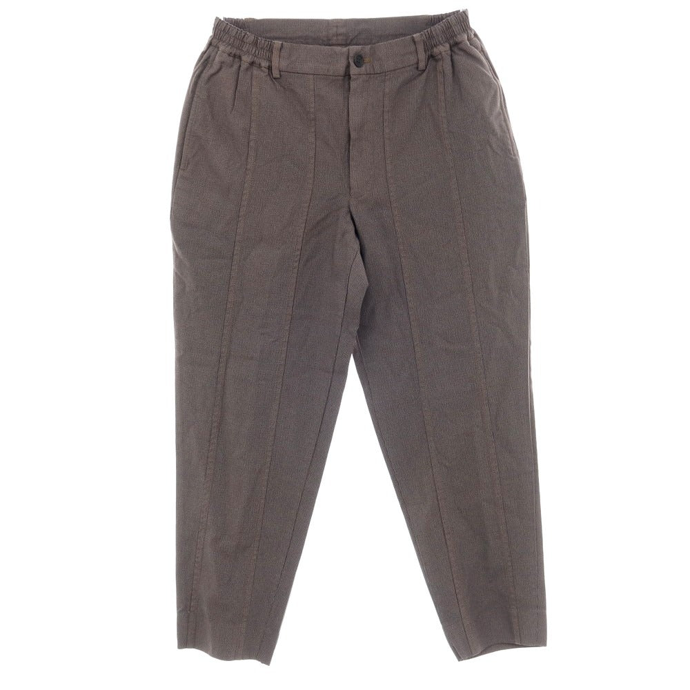 【中古】コムデギャルソン オムドゥ COMME des GARCONS HOMME DEUX 2025年春夏 ポリエステル イージー カジュアルスラックスパンツ グレーxブラウン×ブルー【 M 】【 状態ランクA 】【 メンズ 】