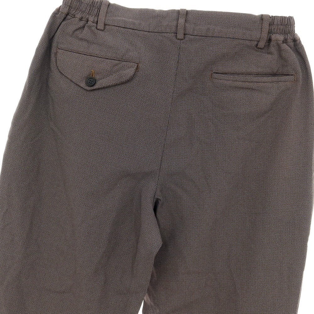 【中古】コムデギャルソン オムドゥ COMME des GARCONS HOMME DEUX 2025年春夏 ポリエステル イージー カジュアルスラックスパンツ グレーxブラウン×ブルー【 M 】【 状態ランクA 】【 メンズ 】