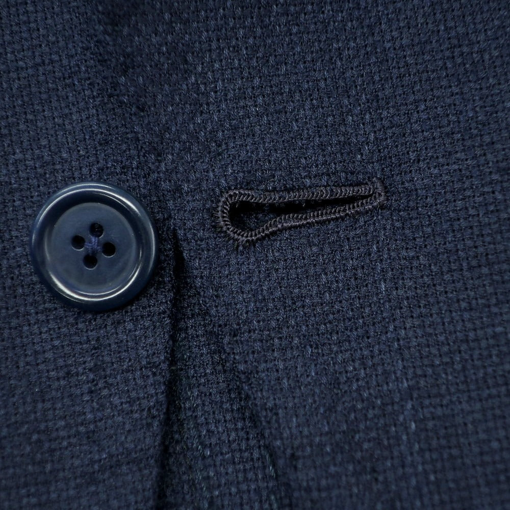 【中古】シャマット Sciamat ウールシルクリネン テーラードジャケット ライトネイビー【 46 】【 状態ランクB 】【 メンズ 】