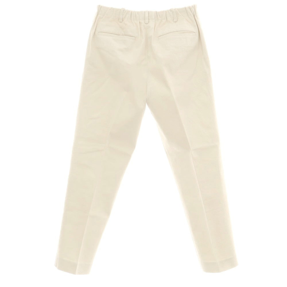 【中古】モリスアンドサンズ MORRIS&SONS ストレッチ コットン イージースラックスパンツ アイボリー【 2 】【 状態ランクB 】【 メンズ 】