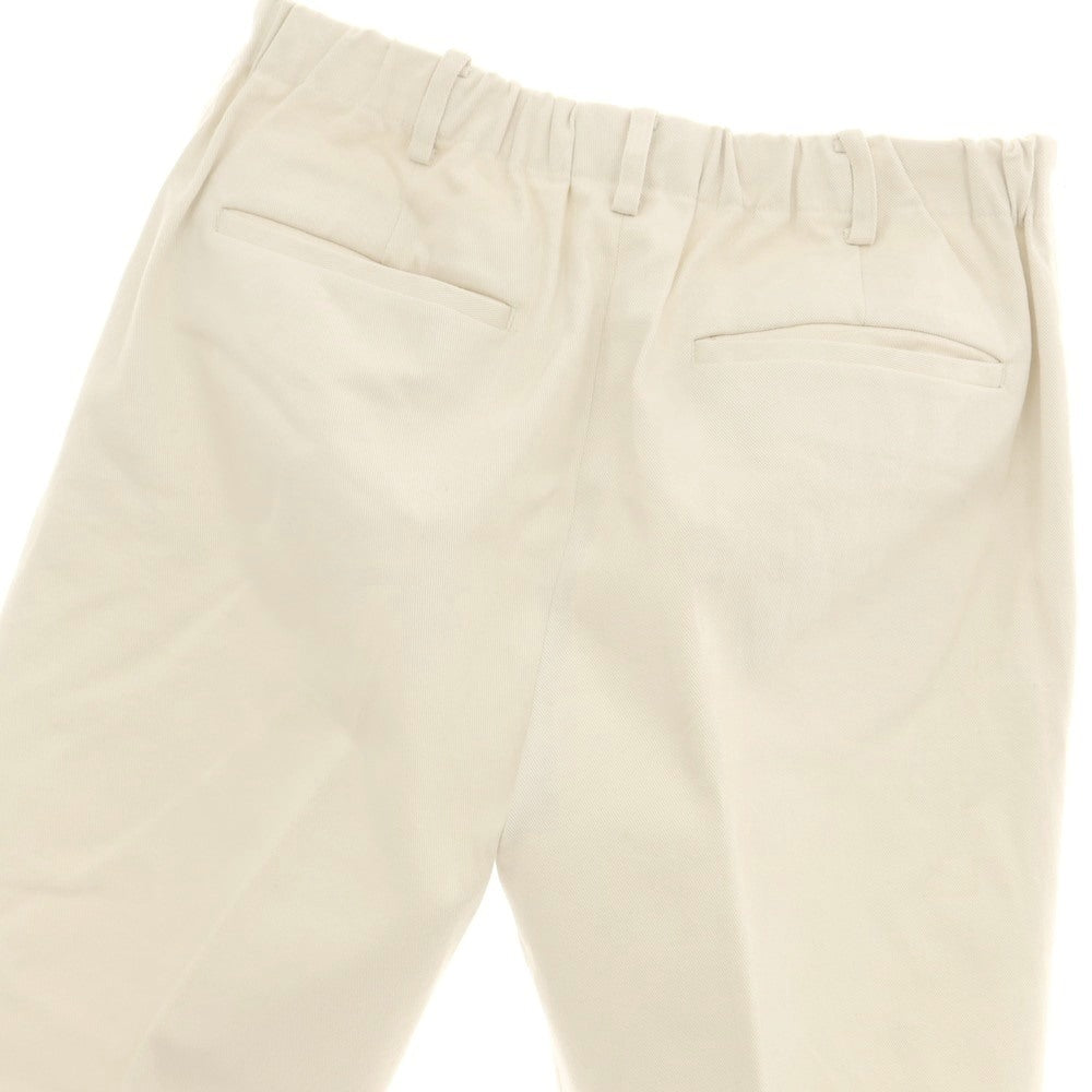 【中古】モリスアンドサンズ MORRIS&SONS ストレッチ コットン イージースラックスパンツ アイボリー【 2 】【 状態ランクB 】【 メンズ 】